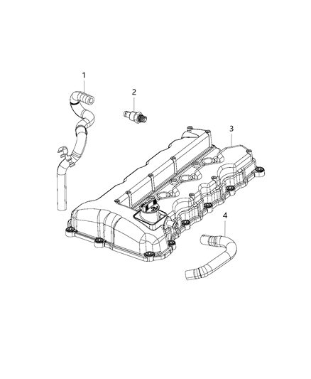 2016 Jeep Cherokee Crankcase Ventilation Diagram 4