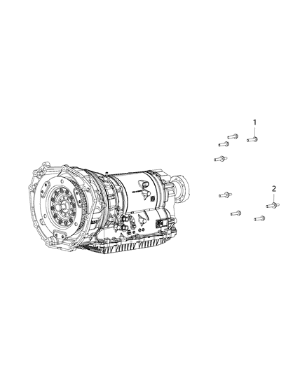 2019 Jeep Grand Cherokee Mounting Bolts Diagram 3