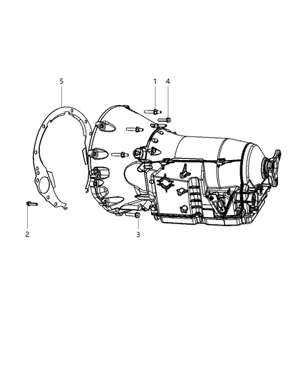 2013 Dodge Charger Mounting Bolts Diagram 3