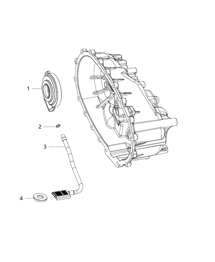 2020 Jeep Wrangler Oil Pump & Related Parts Diagram 3