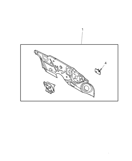 2010 Chrysler PT Cruiser Dash Panel Diagram