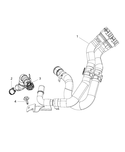 2016 Dodge Dart Heater Hoses Diagram 2