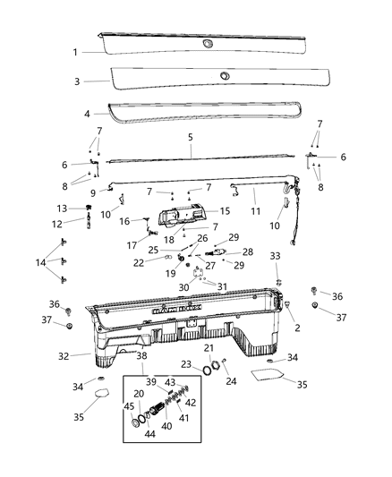 2018 Ram 2500 Ram Box Diagram