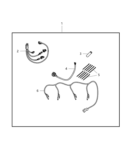 2007 Dodge Nitro Off-Road Lamp Wiring Kit Diagram