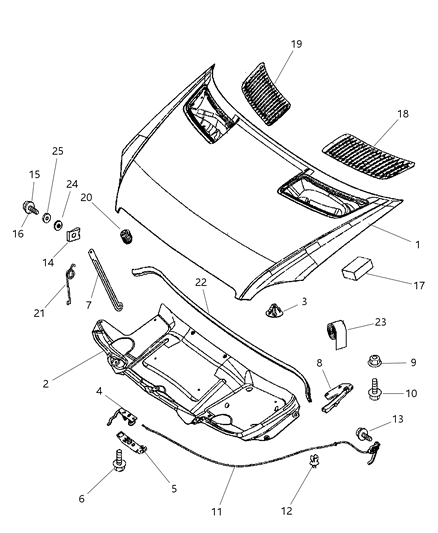 2007 Dodge Sprinter 2500 Hood Diagram