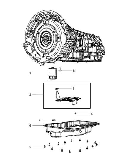 2009 Chrysler Aspen Oil Filler Diagram