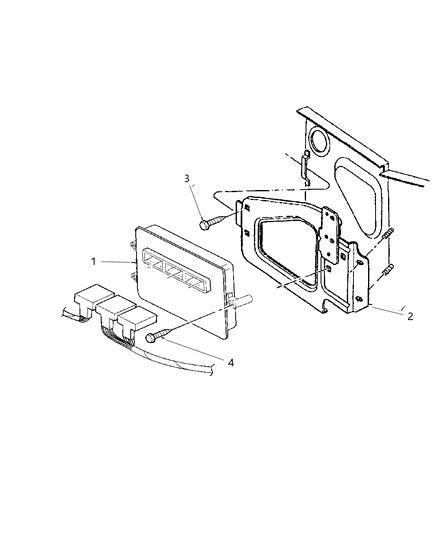 2001 Dodge Durango Single Board Engine Controller Diagram