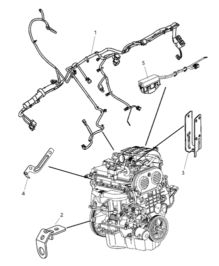 2011 Jeep Liberty Wiring-Engine Diagram for 68056940AC