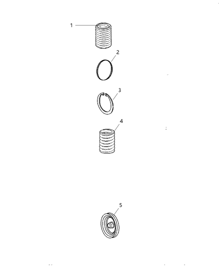 2006 Chrysler Town & Country Accumulator Springs Diagram 1