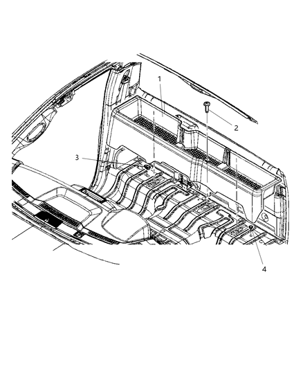 2015 Ram 3500 Rear Storage Compartment Diagram