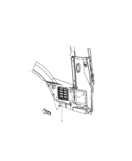 2016 Dodge Journey Air Duct Exhauster Diagram