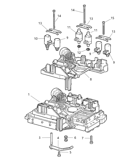 2002 Dodge Sprinter 2500 Electronic - Hydraulic Control Diagram