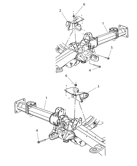 2006 Dodge Durango Front Mount Brackets To Engine Diagram 3