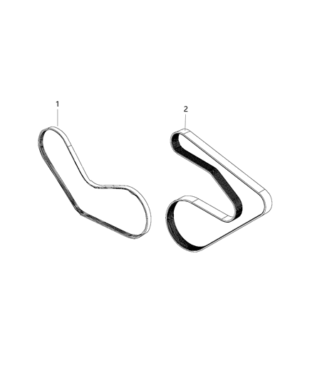2019 Ram 1500 New Style Drive Belts Diagram 1