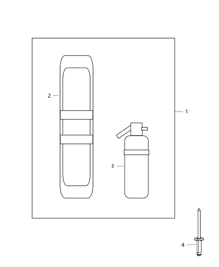 2011 Dodge Dakota Emergency Kit Diagram