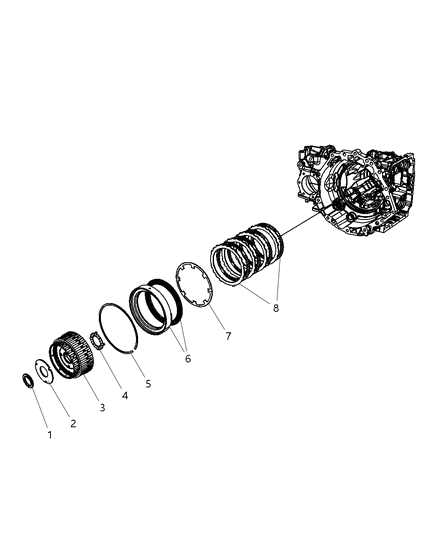 2014 Chrysler 200 2 & 4 Clutch Diagram 2