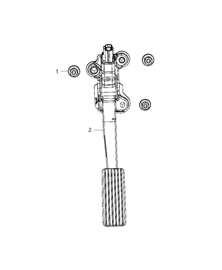 2010 Dodge Journey Accelerator Pedal Diagram