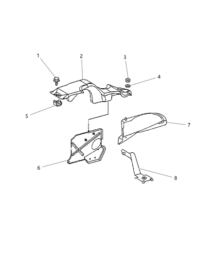 2005 Dodge Sprinter 3500 Turbo Charger Heat Shield Diagram