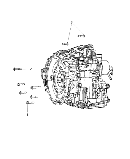 2012 Jeep Patriot Mounting Bolts Diagram 1