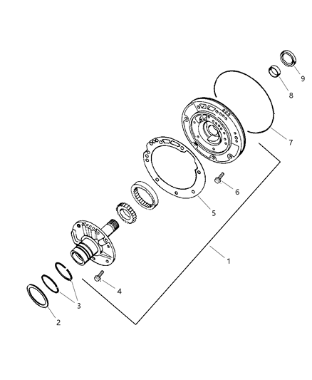 2001 Dodge Neon Oil Pump With Reaction Shaft Diagram