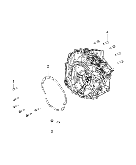 2020 Chrysler Voyager Mounting Hardware Diagram 2