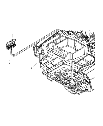 2008 Dodge Challenger Jack Assembly Diagram