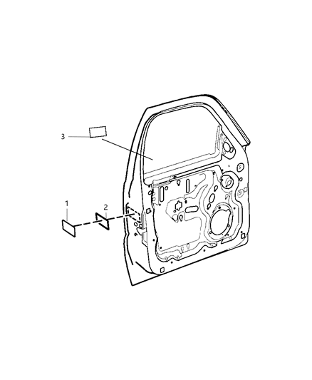 2013 Jeep Wrangler Front Door Diagram