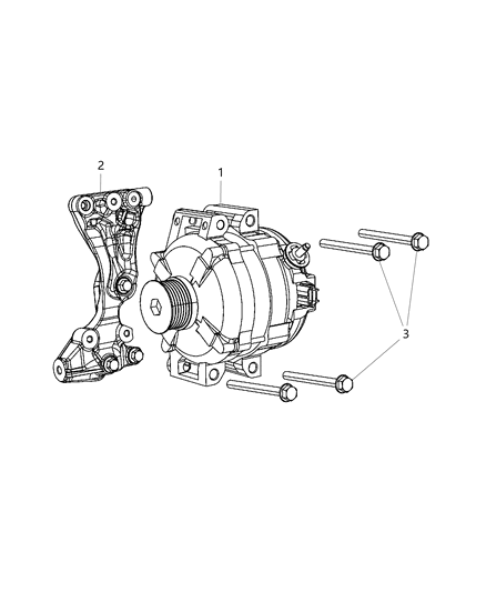 2016 Jeep Wrangler Alternator Diagram 1