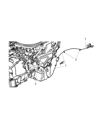 2014 Ram 1500 Cord-Engine Block Heater Diagram for 68223420AA