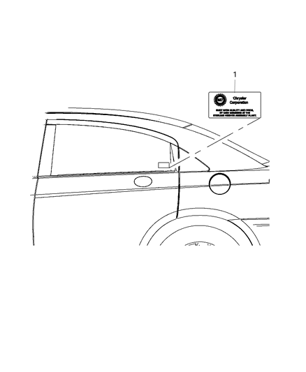 2015 Dodge Dart Rear Door Diagram
