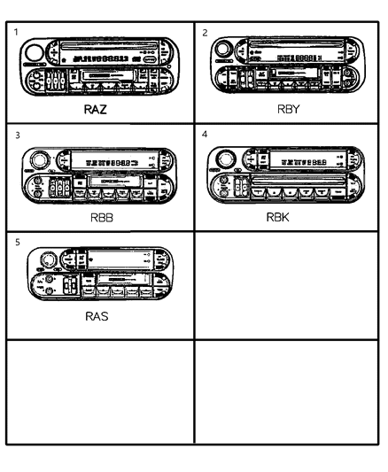 2001 Dodge Dakota Radio Diagram