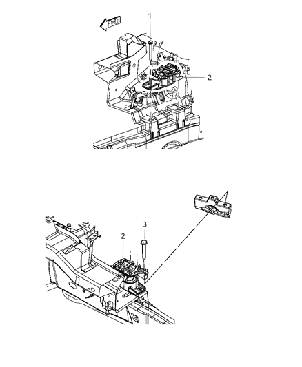 2008 Chrysler Sebring Insulator Diagram for 5085494AB