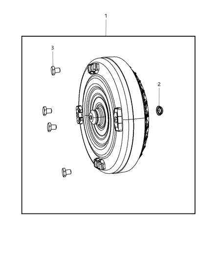 2016 Chrysler Town & Country Torque Converter Diagram