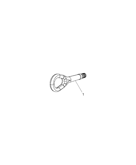 2009 Dodge Journey Tow Hooks, Front Diagram