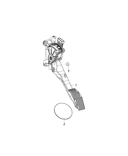 2019 Ram ProMaster City Accelerator Pedal Diagram