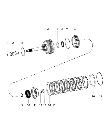 2013 Ram 3500 K1 Clutch Assembly Diagram