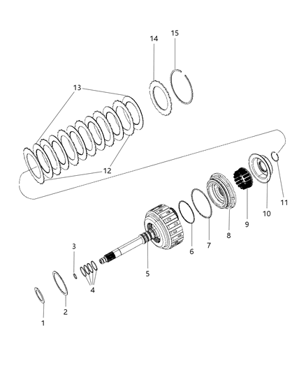 2009 Dodge Ram 3500 K1 Clutch Assembly Diagram