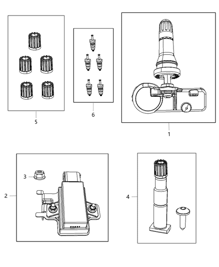 2013 Ram 2500 Tire Monitoring System Diagram