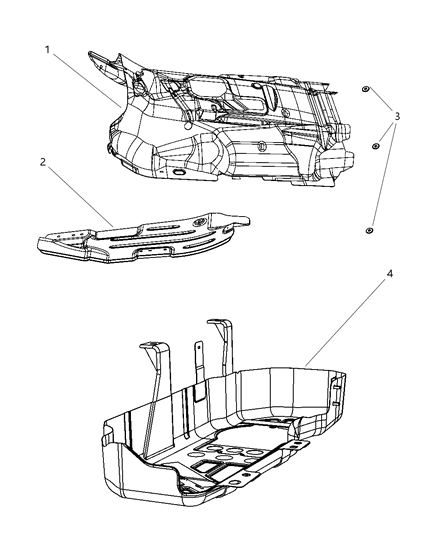 2007 Dodge Nitro Heat Shields Diagram