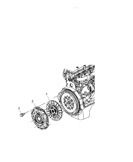 2010 Dodge Ram 2500 Clutch Assembly Diagram