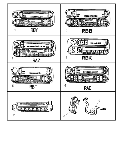 2003 Chrysler 300M Radios Diagram