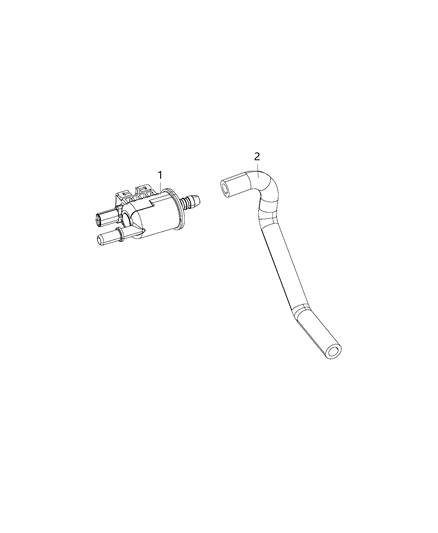 2017 Ram ProMaster City Emission Control Vacuum Harness Diagram