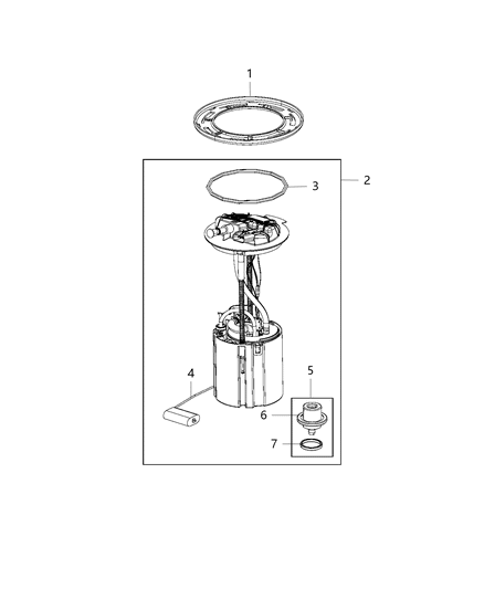 2014 Ram 1500 Fuel Pump Module Diagram