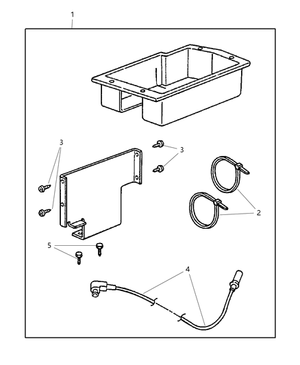 2000 Dodge Durango Install Kit - CD Changer Diagram