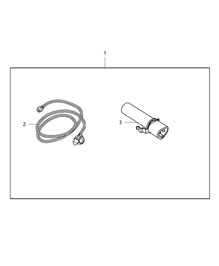 2008 Dodge Caliber Heater Kit - Engine Block Diagram