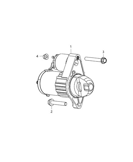 2014 Dodge Dart Starter Diagram 1