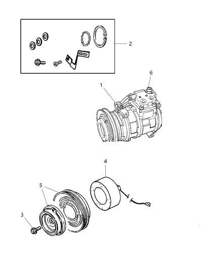 2005 Chrysler PT Cruiser Compressor Diagram