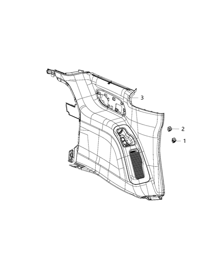 2020 Chrysler Pacifica Switches - Body Diagram