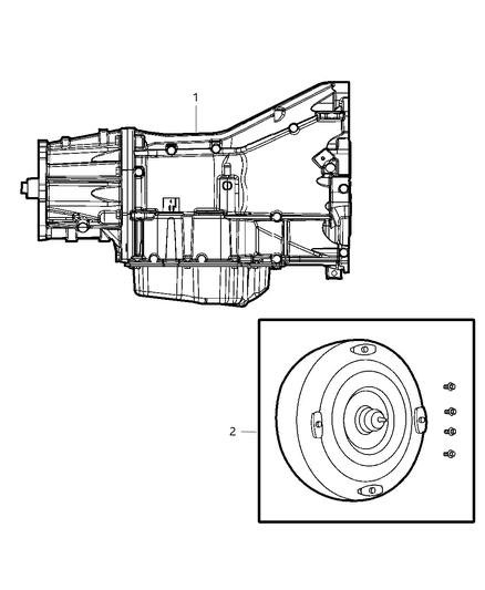 2006 Dodge Ram 1500 Assembly , Transmission Diagram 2