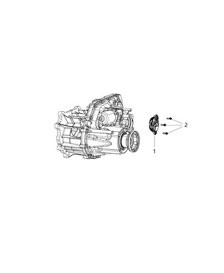 2015 Dodge Durango Sensors - Drivetrain Diagram